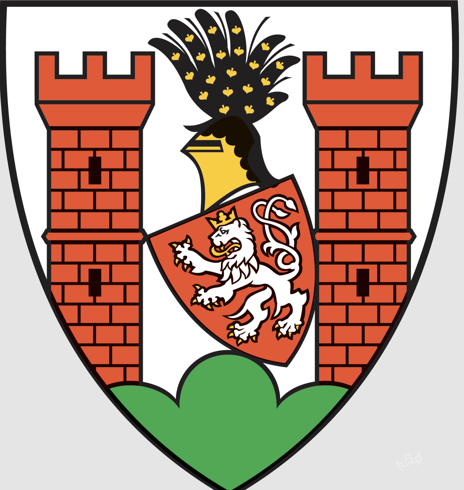 Das Wappen der Stadt, einem Kunden der Führungskräfte Coachings